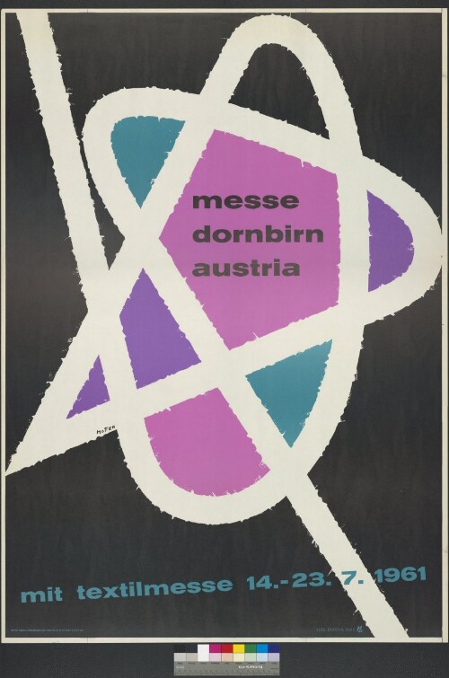 Plakat der Dornbirner Messe Gesellschaft 1961