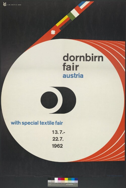 Plakat der Dornbirner Messe Gesellschaft 1962