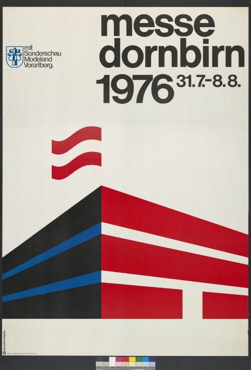 Plakat der Dornbirner Messe Gesellschaft 1976