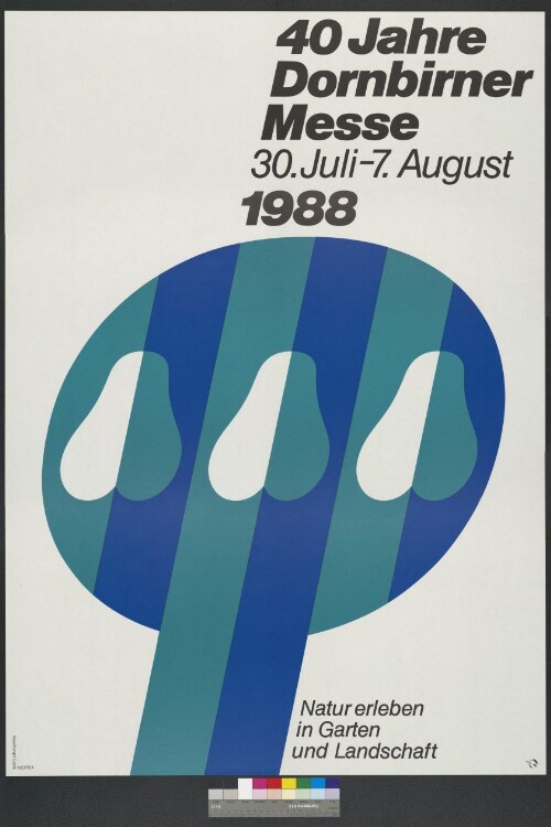 Plakat der Dornbirner Messe Gesellschaft 1988