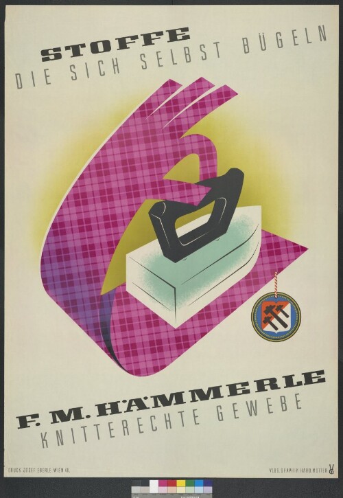 Werbeplakat des Textilunternehmens F. M. Hämmerle