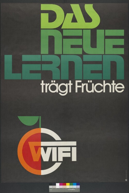 Werbeplakat des Wirtschaftsförderungsinstituts (Wifi) Niederösterreich