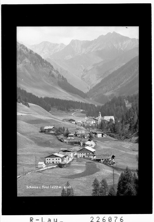 Schmirn in Tirol 1422 m