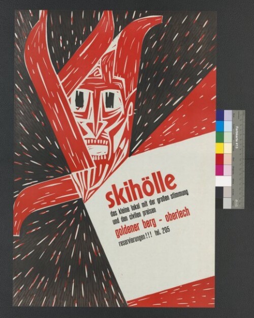 Plakat für Lokal 'Skihölle'