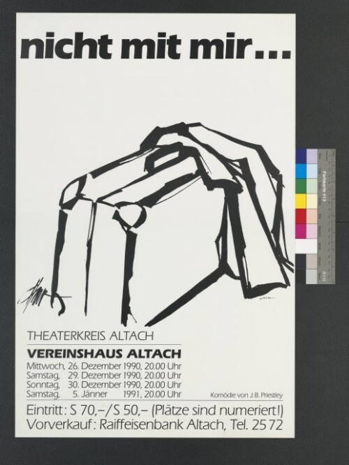 Plakat für Theaterkreis Altach 1990/91