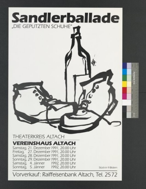 Plakat für Theaterkreis Altach 1991/92