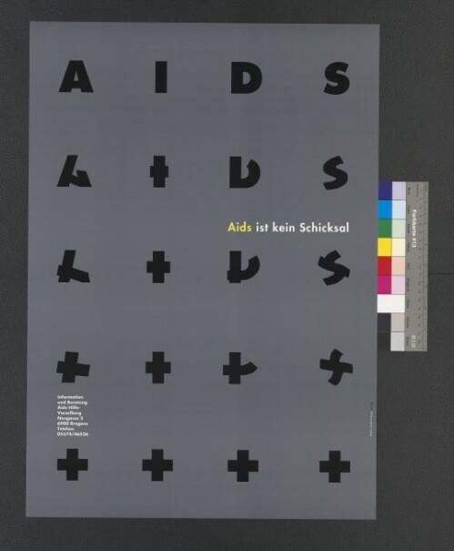 Plakat der Aids-Hilfe Vorarlberg