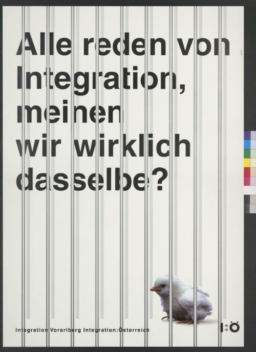 Plakat für Integration Österreich