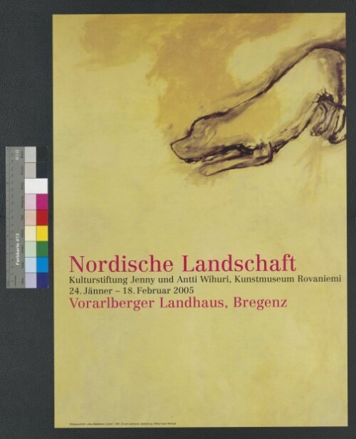 Ausstellungsplakat für das Vorarlberger Landesmuseum