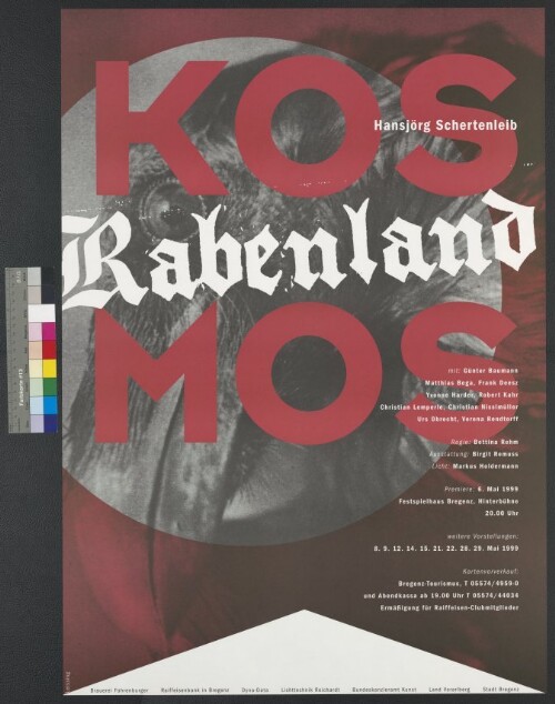 Plakat für das Theater Kosmos