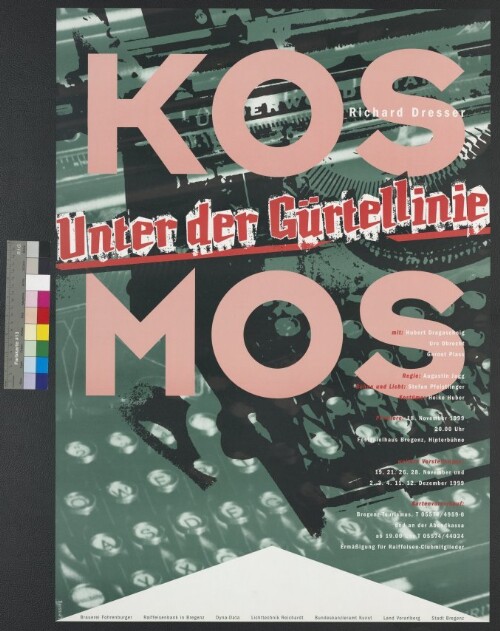 Plakat für das Theater Kosmos