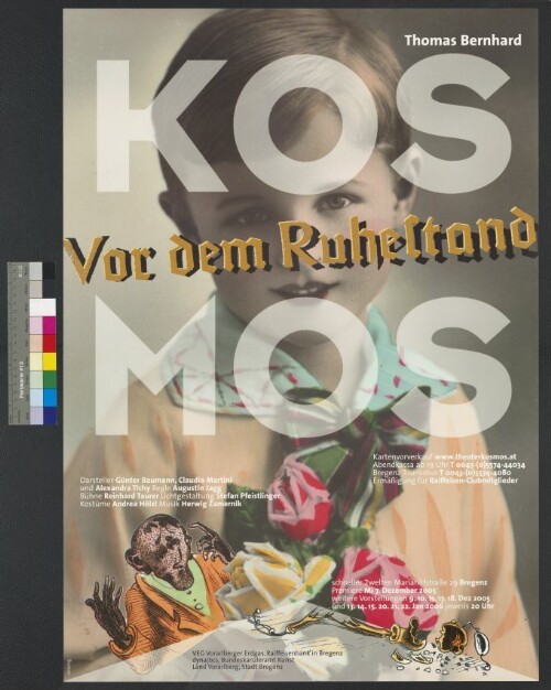 Plakat für das Theater Kosmos