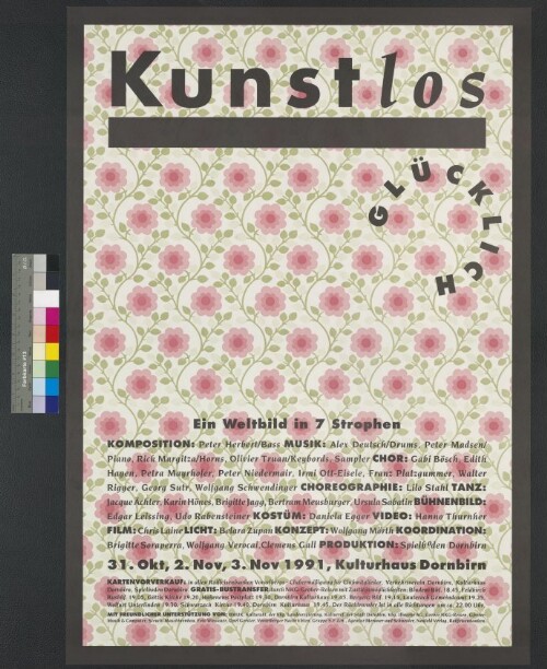 Plakat für das Kulturhaus Dornbirn