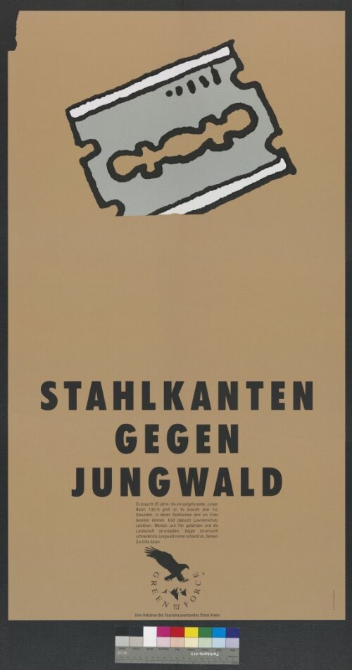 Plakat für den Tourismusverband Ötztal Arena
