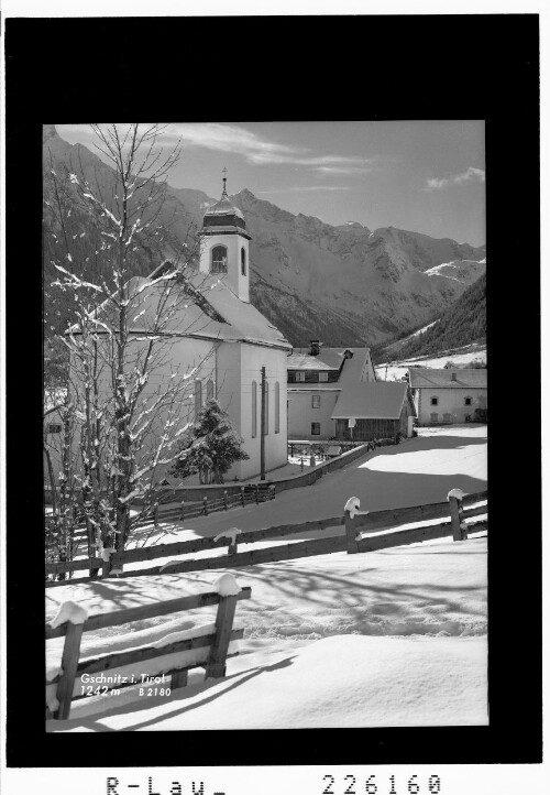 Gschnitz in Tirol 1242 m