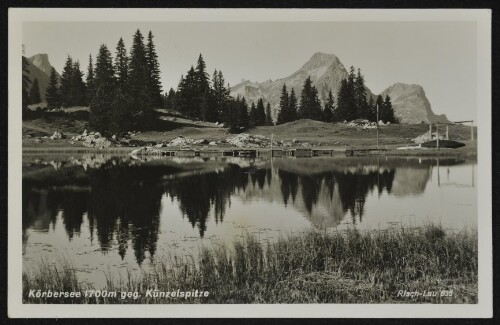 [Schröcken] Körbersee 1700 m geg. Künzelspitze