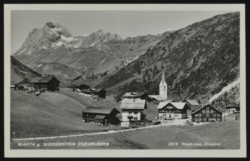 Warth g. Widderstein Vorarlberg