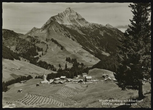Warth a. Arlberg mit Biberkopf : 2600 m