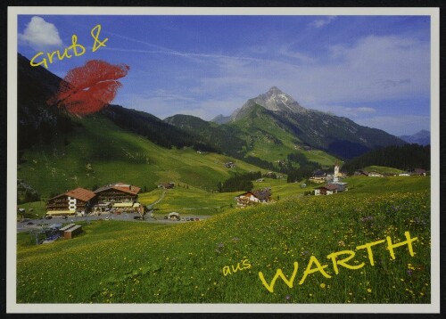 Gruß und Kuss aus Warth : [Warth am Arlberg, Vorarlberg, Österreich ...]