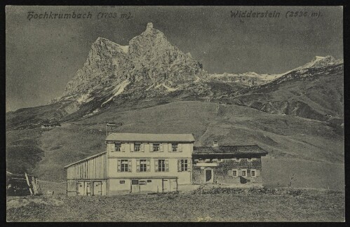 [Warth] Hochkrumbach (1703 m) : Widderstein (2536 m) ; [Postkarte ...]