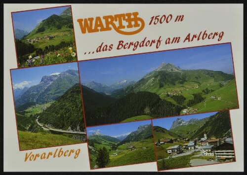 Warth 1500 m ... das Bergdorf am Arlberg Vorarlberg : [Warth 1500 m/Vorarlberg ...]