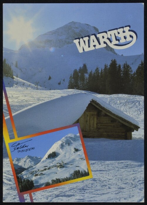 Warth : [Warth am Arlberg, 1500 m Information: Verkehrsamt A-6767 Warth Tel.: 0 55 83 / 35 15 ...]