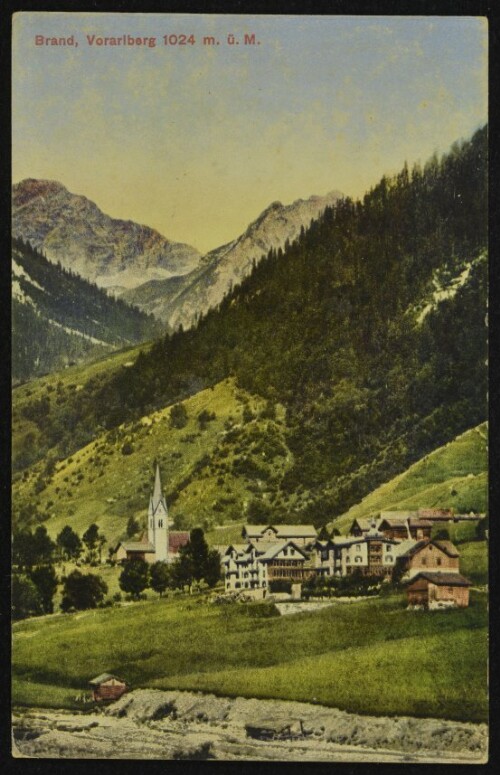 Brand, Vorarlberg 1024 m. ü. M.