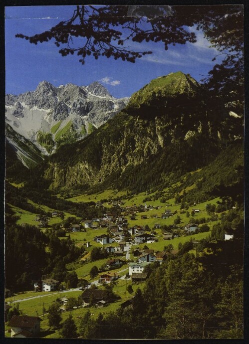 [Brand] : [Ferienort Brand, 1050 m gegen die Schesaplana, 2964 m Vorarlberg, Österreich ...]