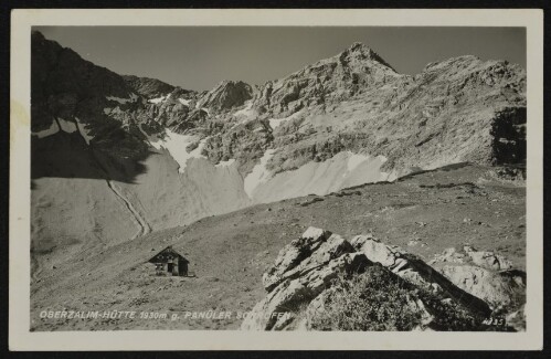 [Brand] Oberzalim-Hütte 1930 m g. Panüler Schrofen