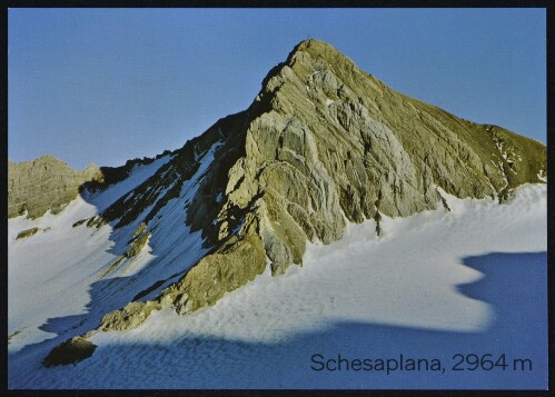 [Brand] Schesaplana, 2964 m : [Schesaplana, 2964 m höchster Gipfel des Rätikon Vorarlberg, Österreich ...]