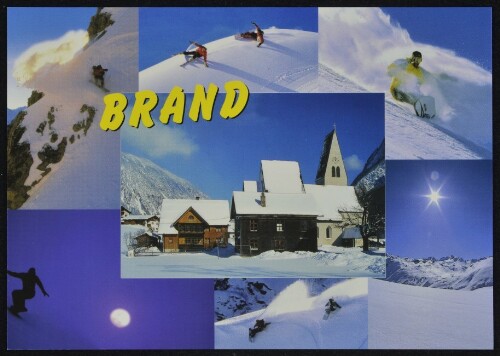 Brand : [Wintersportort Brand, 1050 m, Vorarlberg, Österreich ...]