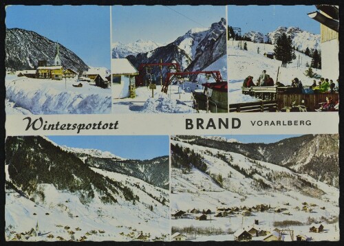 Wintersportort Brand Vorarlberg