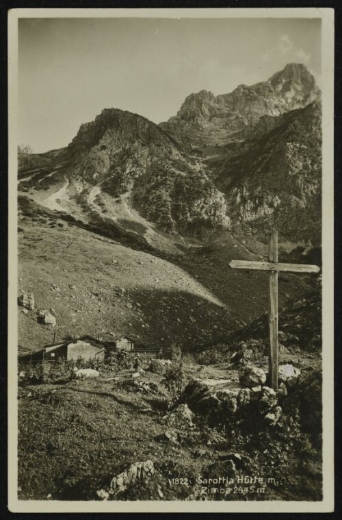[Bürs] Sarottla Hütte m. Zimba 2645 m.