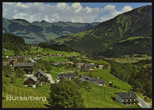Bürserberg : [Bürserberg, 900 m, gegen Walsertaler Berge Vorarlberg, Österreich ...]