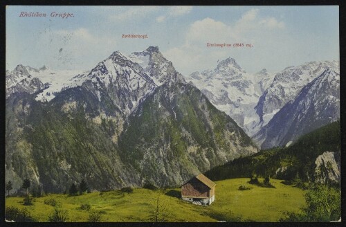 [Bürserberg Tschengla] Rhätikon Gruppe : Zwölferkopf : Zimbaspitze (2645 m)