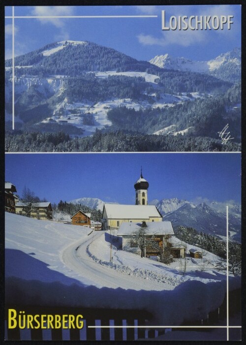 Bürserberg : Loischkopf : [Bürserberg bei Bludenz, 900 m, und Skigebiet Loischkopf Vorarlberg, Österreich ...]