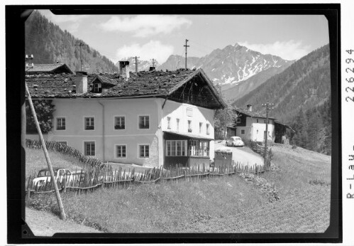 [Gasthaus Jenewein in Schmirn gegen Gamskarspitze / Tirol]
