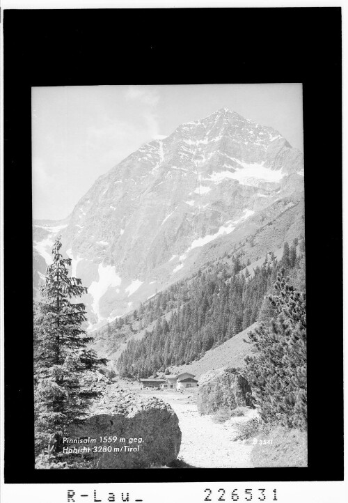 Pinnisalm 1559 m gegen Habicht 3280 m / Tirol