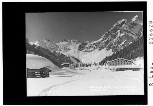 Schlickeralm 1616 m gegen Hohen Burgstall / Stubaital / Tirol