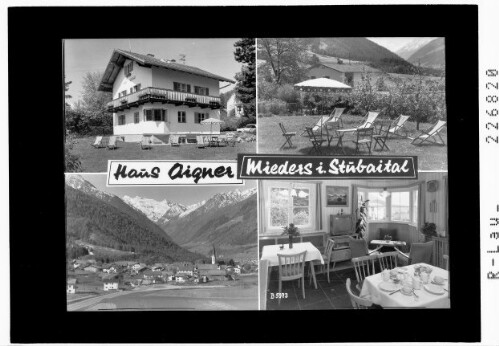 Haus Aigner / Mieders im Stubaital