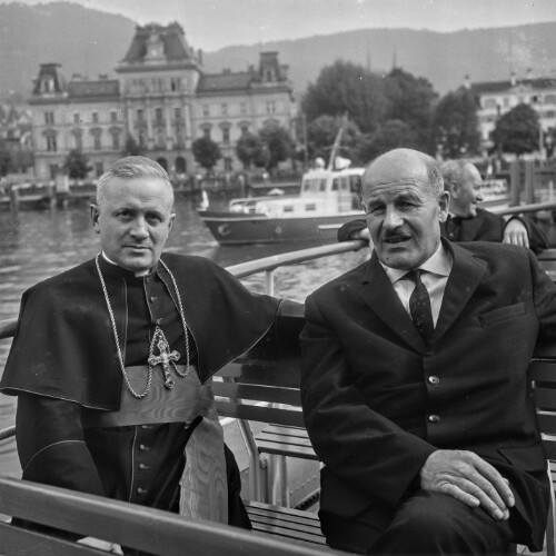 Apostolischer Nuntius Opilio Rossi in Vorarlberg, Bootsfahrt auf dem Bodensee