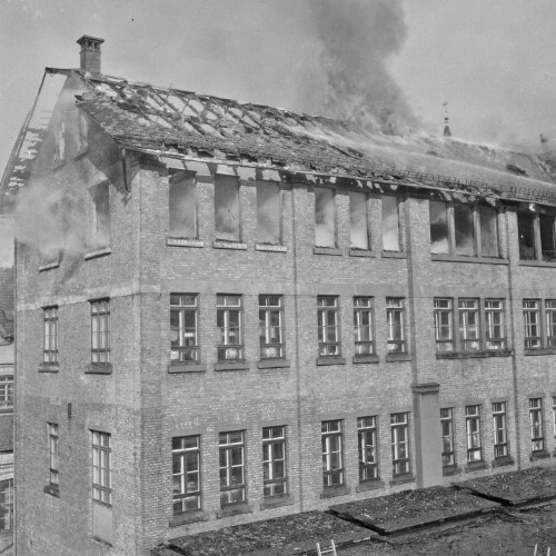 Bregenz, Brand in der Benger Fabrik