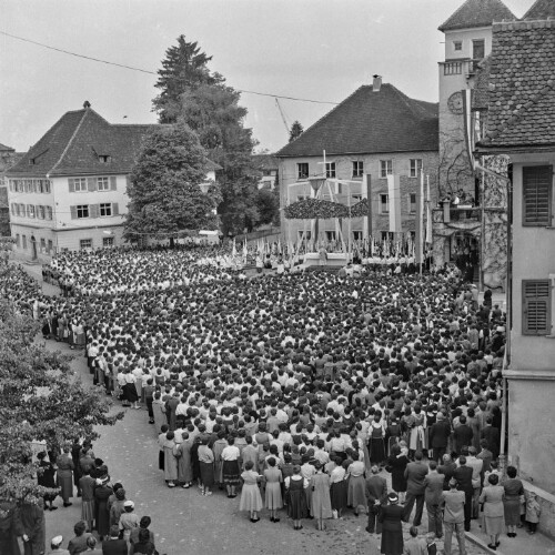 Katholikentag in Dornbirn, Messe vor dem Rathaus