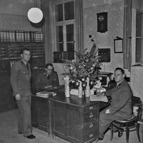Weihnachten 1955 bei der Polizei