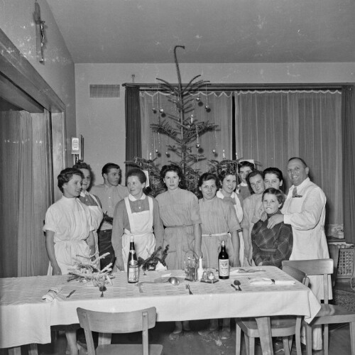 Weihnachten 1955 im Krankenhaus Böckle