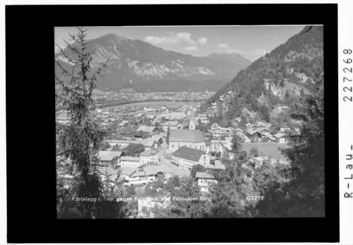 Brixlegg in Tirol gegen Kramsach und Voldöpper Berg