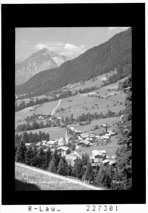 Österr. Collegedorf Alpbach in Tirol 973 m : [Alpbach gegen Ebnerspitze]