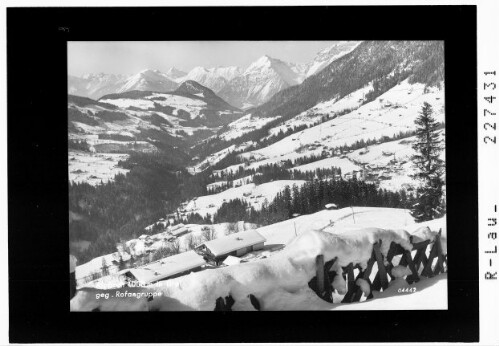 Alpbach 1000 m in Tirol gegen Rofangruppe : [Alpbach gegen Karwendelgebirge und Rofangruppe]