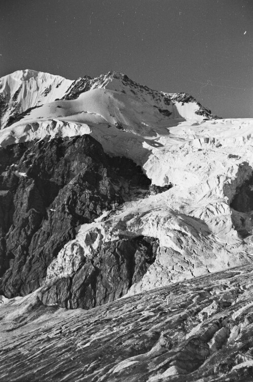 Der Eisbruch zwischen Königsspitze und Zebrù