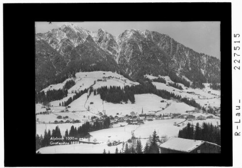 Alpbach 1000 m gegen Gratlspitze